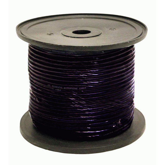 UXL 100 Meter Roll Microphone Cable 6.0mm Black