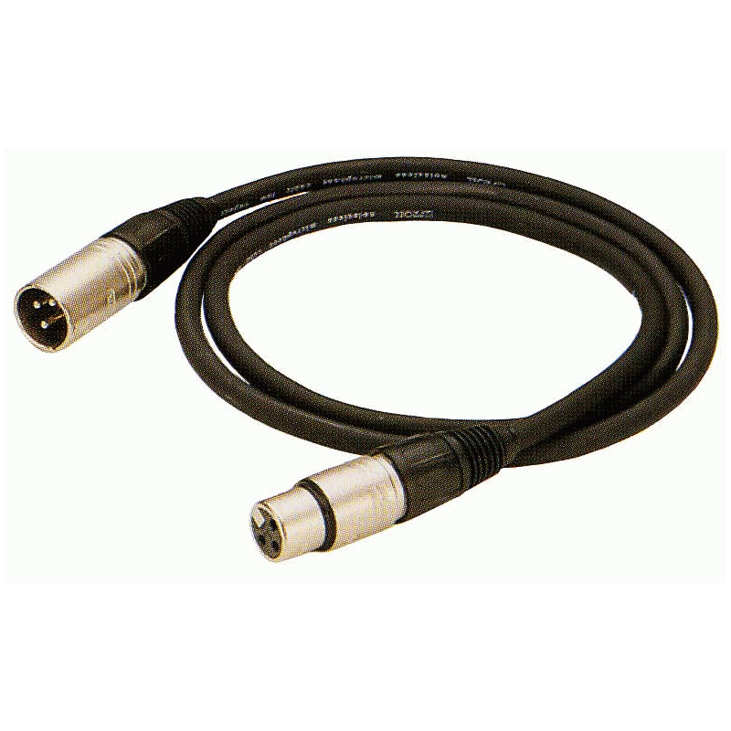 UXL 1 Meter Male to Female XLR Patch Cable DLX