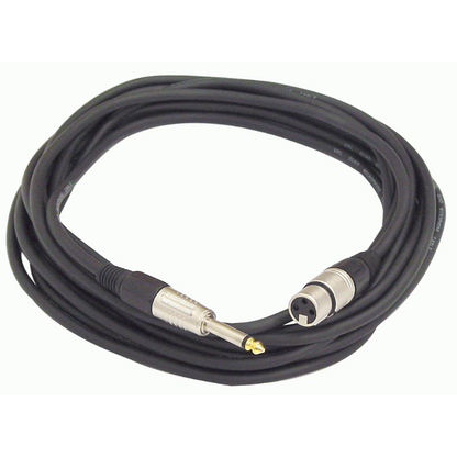 UXL 7 Meter Female XLR to Male Jack Hi-Impedance Mic Cable DLX