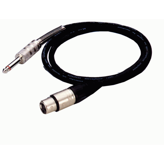 UXL 6 Meter Hi-Impedance Microphone Cable (F) XLR to (M) Jack