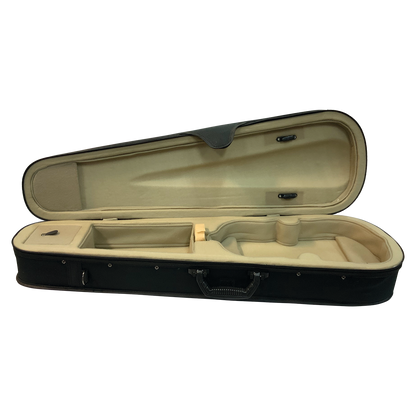 Vivo Neo V012-ECS-44 Shaped Case for 4/4 Violin / 14" Viola with Accessory Pocket, 2 Bow Holders, Carry Handle, Shoulder Straps