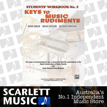Keys To Music Rudiments WkBook 3 — view 2