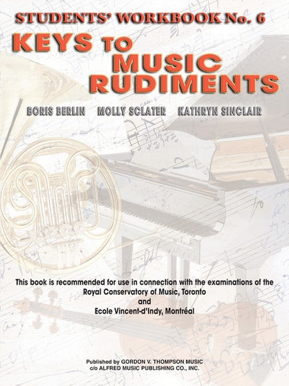 Keys To Music Rudiments Book 6