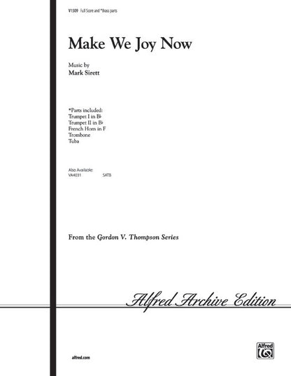 Make We Joy Now (Brass Parts)