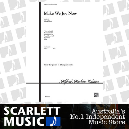 Make We Joy Now (Brass Parts) — view 2