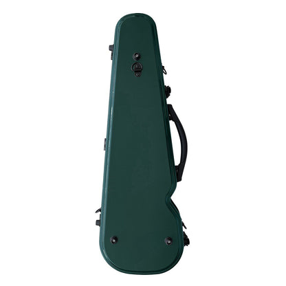 VIVO Jade Green Shaped Case for 1/2 Violin / 12" Viola, Polycarbonate, Backpack Straps, Hygrometer, Accessories Compartment — view 5
