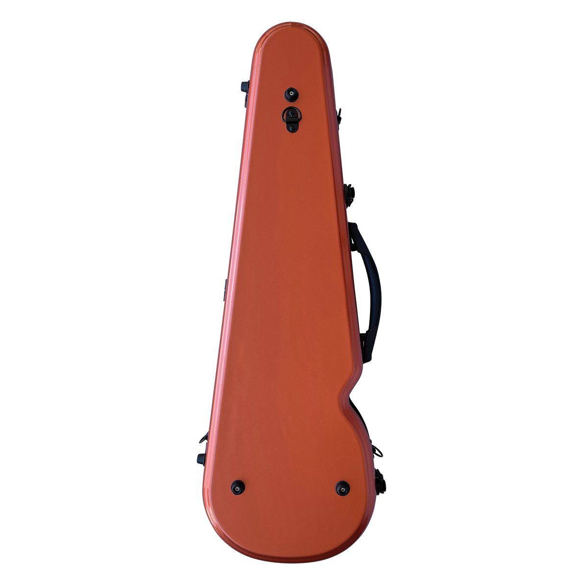 VIVO Copper Shaped Case for 3/4 Violin / 13" Viola with Hygrometer & Straps — view 5