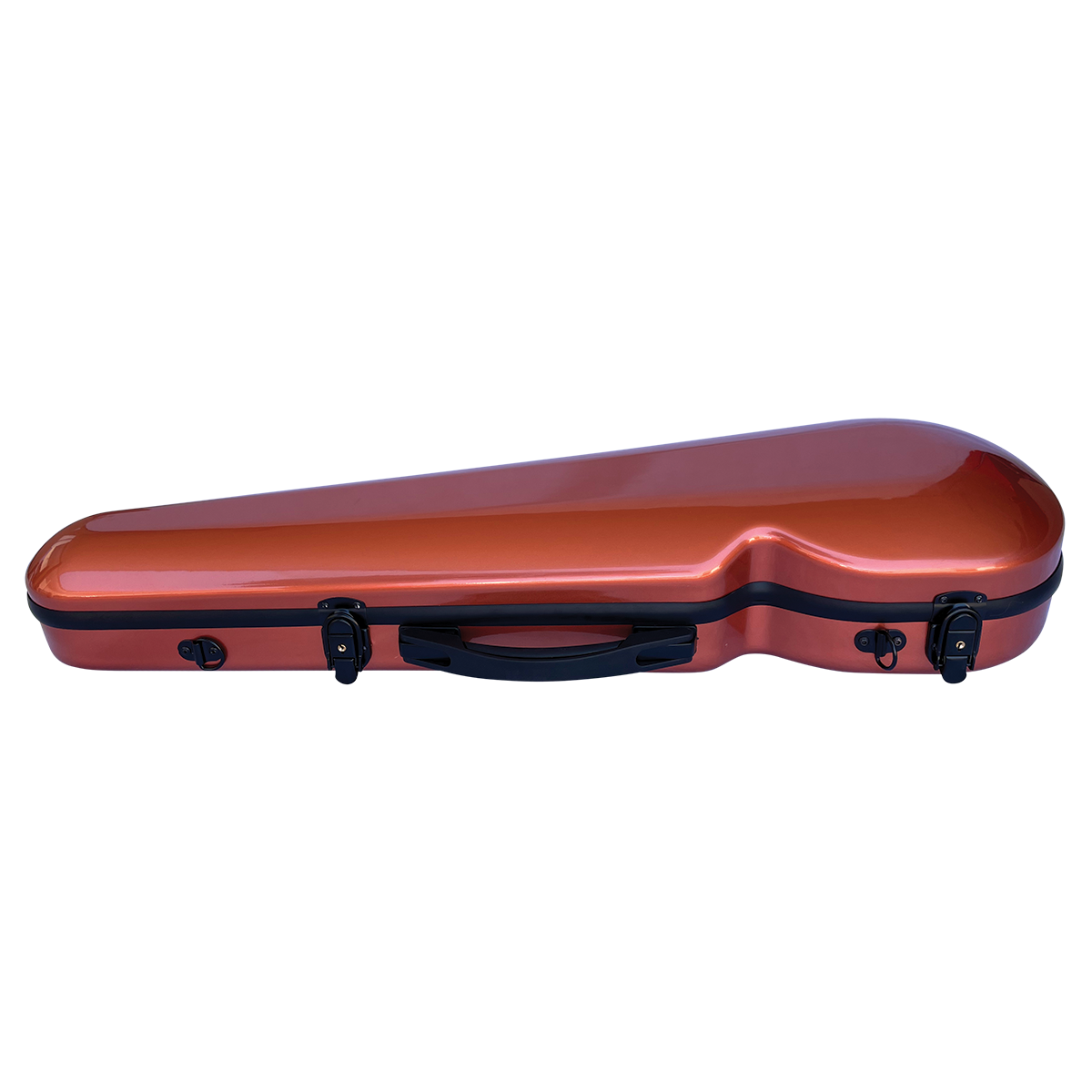 Vivo V203-44CP Polycarbonate Shaped Case to suit 4/4 Violin / 14" Viola - Copper — view 2