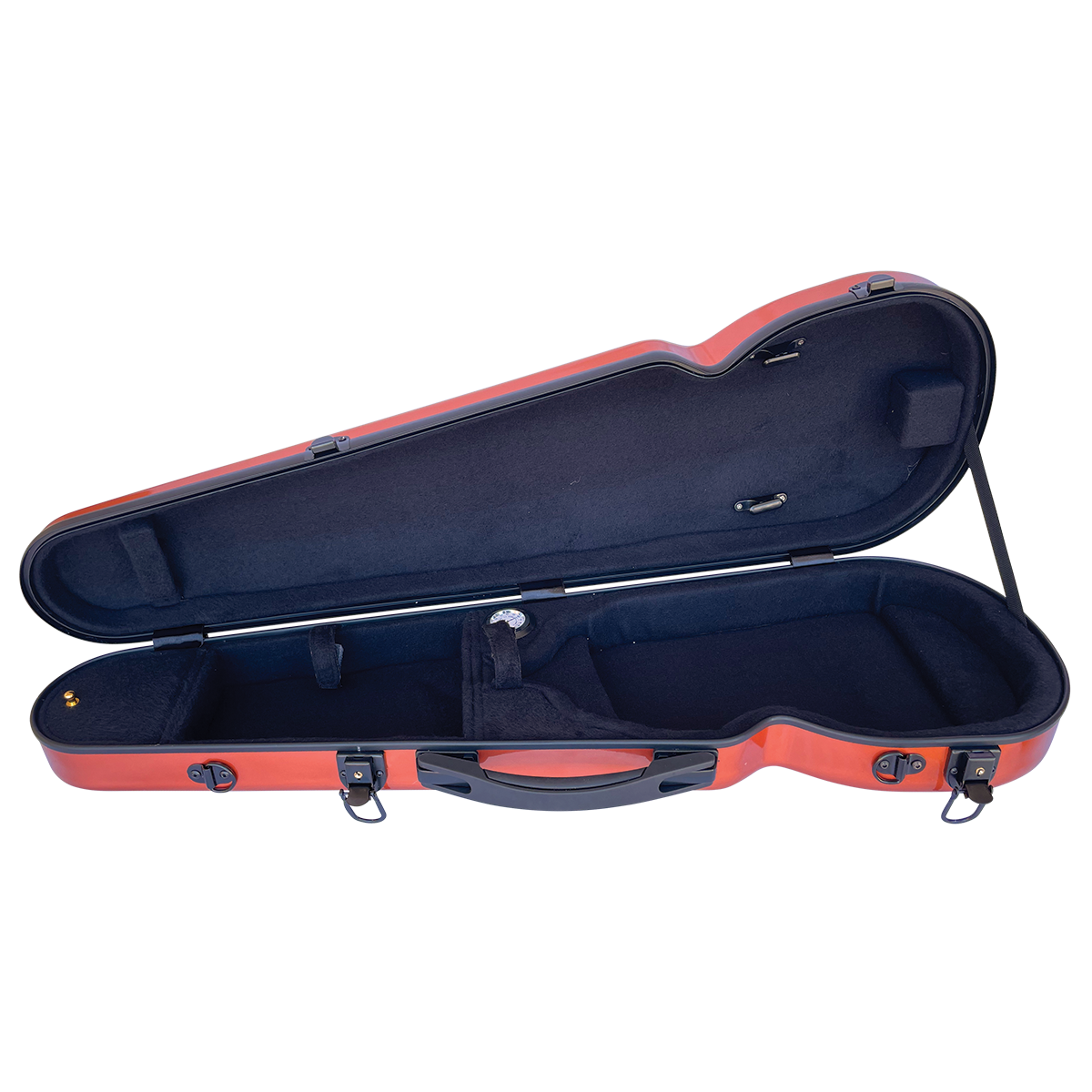 Vivo V203-44CP Polycarbonate Shaped Case to suit 4/4 Violin / 14" Viola - Copper — view 3