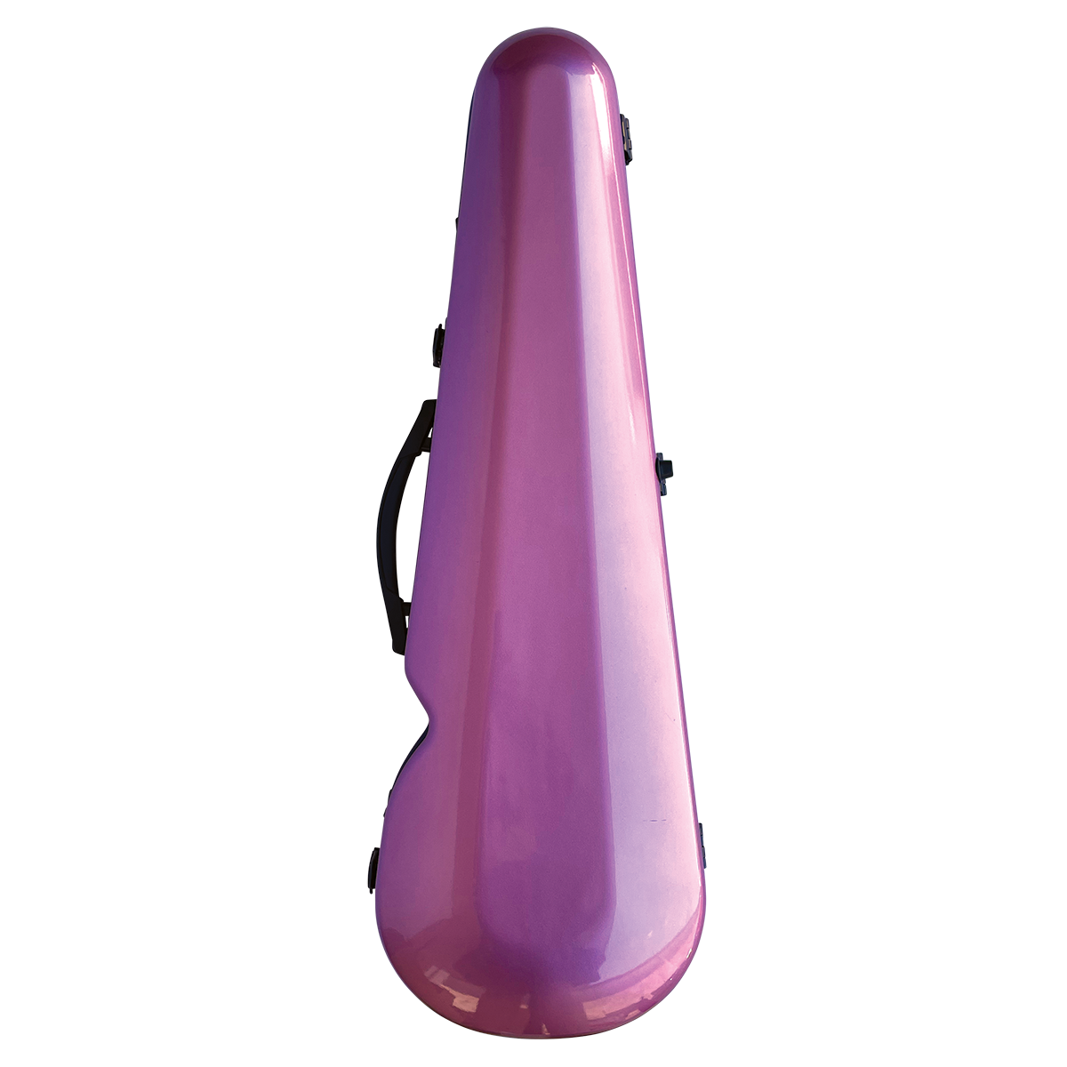 Vivo V203-44PK3 Polycarbonate Shaped Case to suit 4/4 Violin / 14" Viola - Metallic Pink