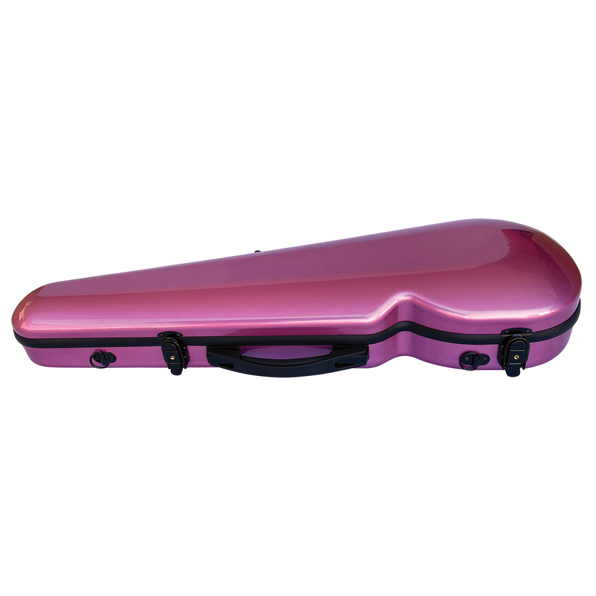 Vivo V203-44PK3 Polycarbonate Shaped Case to suit 4/4 Violin / 14" Viola - Metallic Pink — view 2
