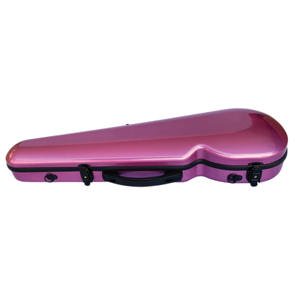 Vivo V203-44PK3 Polycarbonate Shaped Case to suit 4/4 Violin / 14" Viola - Metallic Pink — view 2