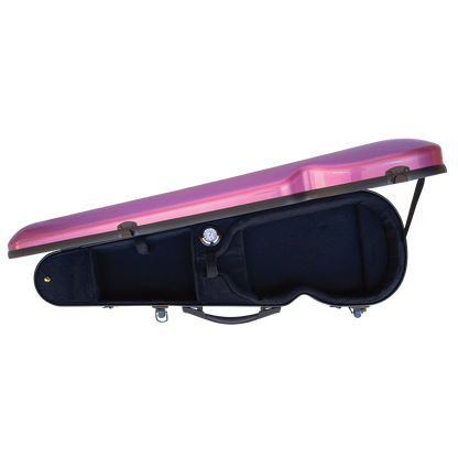 Vivo V203-44PK3 Polycarbonate Shaped Case to suit 4/4 Violin / 14" Viola - Metallic Pink — view 4