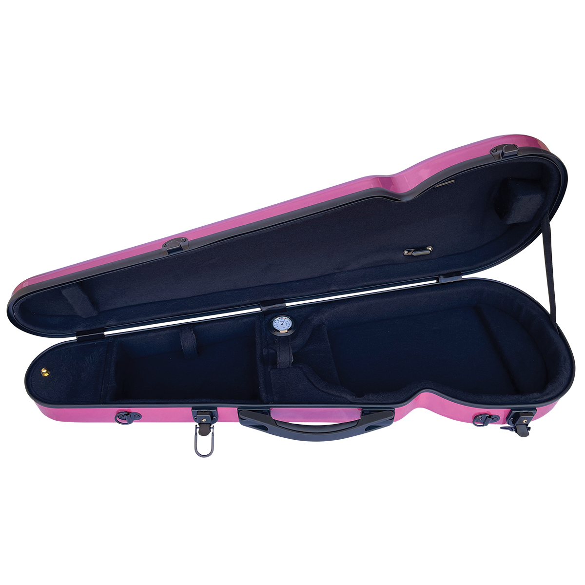 Vivo V203-44PK3 Polycarbonate Shaped Case to suit 4/4 Violin / 14" Viola - Metallic Pink — view 3