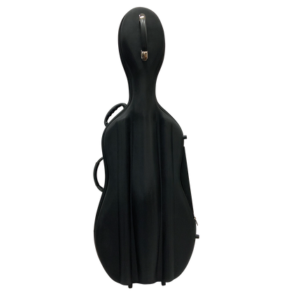 Vivo Baccello 4/4 Cello Case Black Semi-Hard with Wheels and Padded Straps — view 2