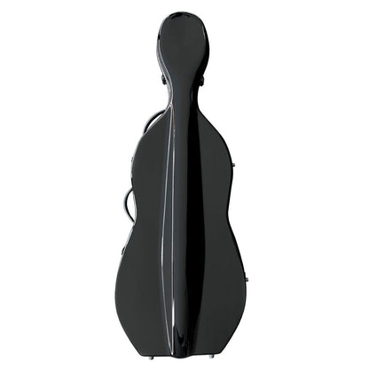 Vivo V703-44BK Polycarbonate Cello Case for 4/4 - Black, Durable & Water Resistant — view 2