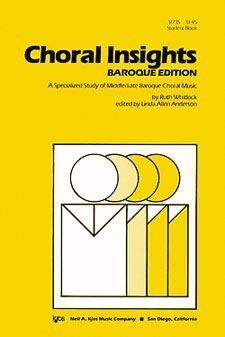 Choral Insights - Baroque Student Book