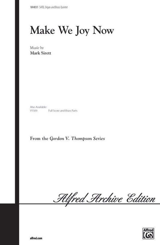 Make We Joy Now (SATB)