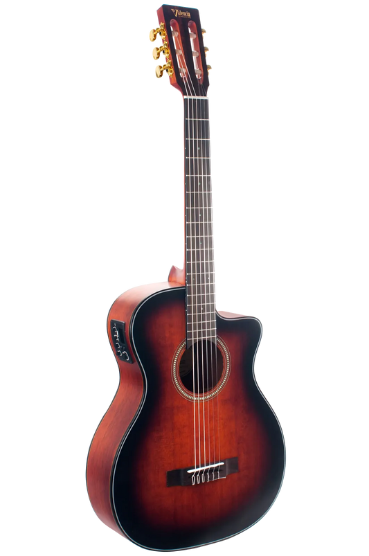 Valencia 430 Series VA434CECSB Cutaway Electric-Acoustic Guitar - Classic Sunburst