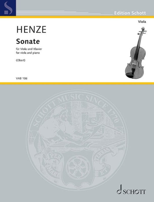 Henze - Sonata For Violia/Piano (Schott Music)