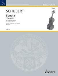 Schubert - Sonata Arpeggione A Minor D 821 for Viola/Piano, Arranged by Max Rostal, Schott Music, 48 Pages