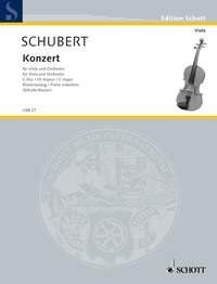 Schubert Concerto in C Major for Viola and Piano, 60 Pages, Schott Music