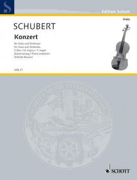 Concerto in C Major for Viola and Piano Sheet Music
