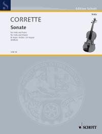 Corrette Sonata in B Flat Major for Viola and Piano - 17 Pages - Schott Music