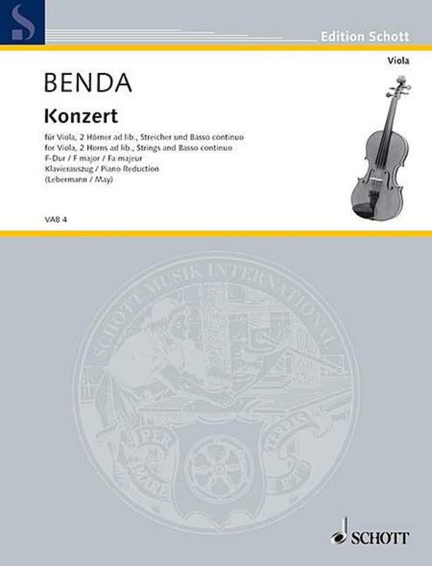 Concerto F Vla/Piano