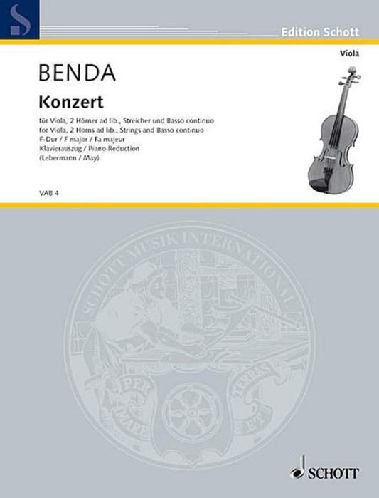 Concerto F Vla/Piano