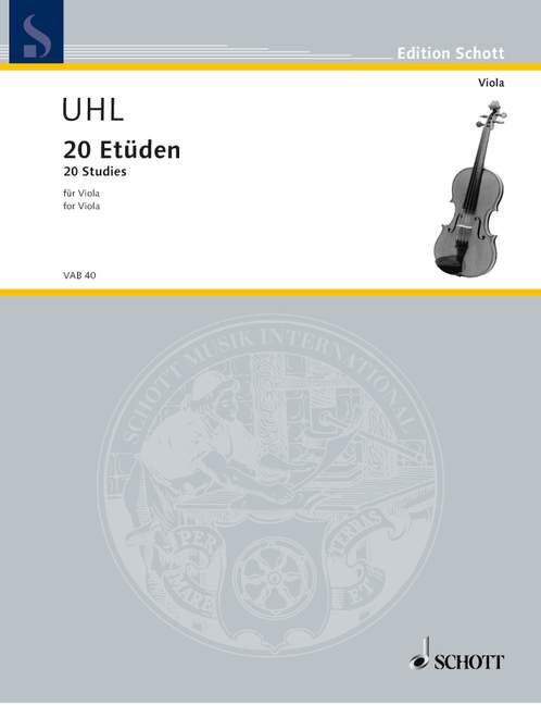 20 Studies for Viola Sheet Music