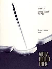 UHL 30 Studies for Viola by Alfred Uhl - Schott Music, 36 Pages, Viola Solo