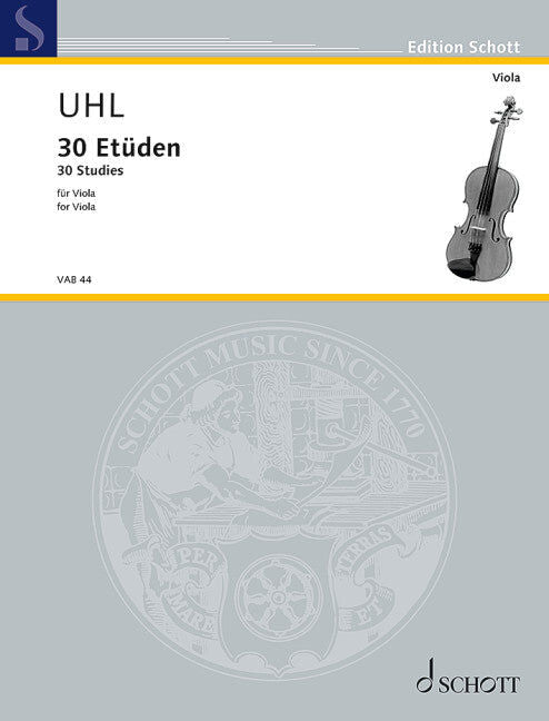 30 Studies for Viola Sheet Music