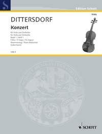 Dittersdorf - Concerto in F Major for Viola and Piano, 40 Pages, Schott Music