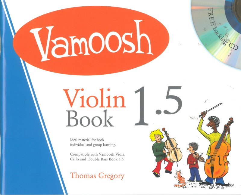 Vamoosh Violin Book 1.5 — Book & Online Audio (Vamoosh Music)
