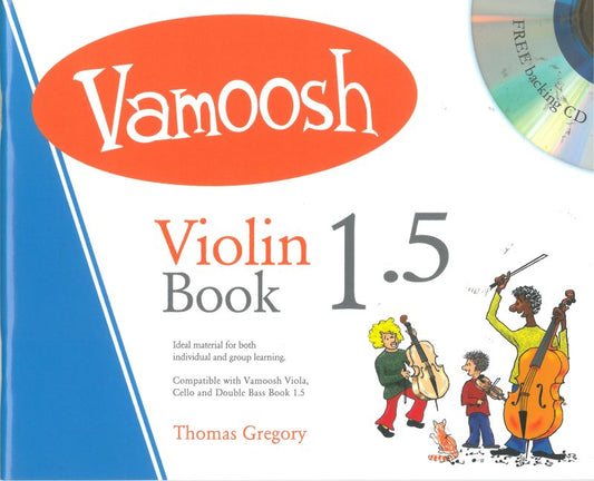 Vamoosh Violin Book 1.5 — Book & Online Audio (Vamoosh Music)