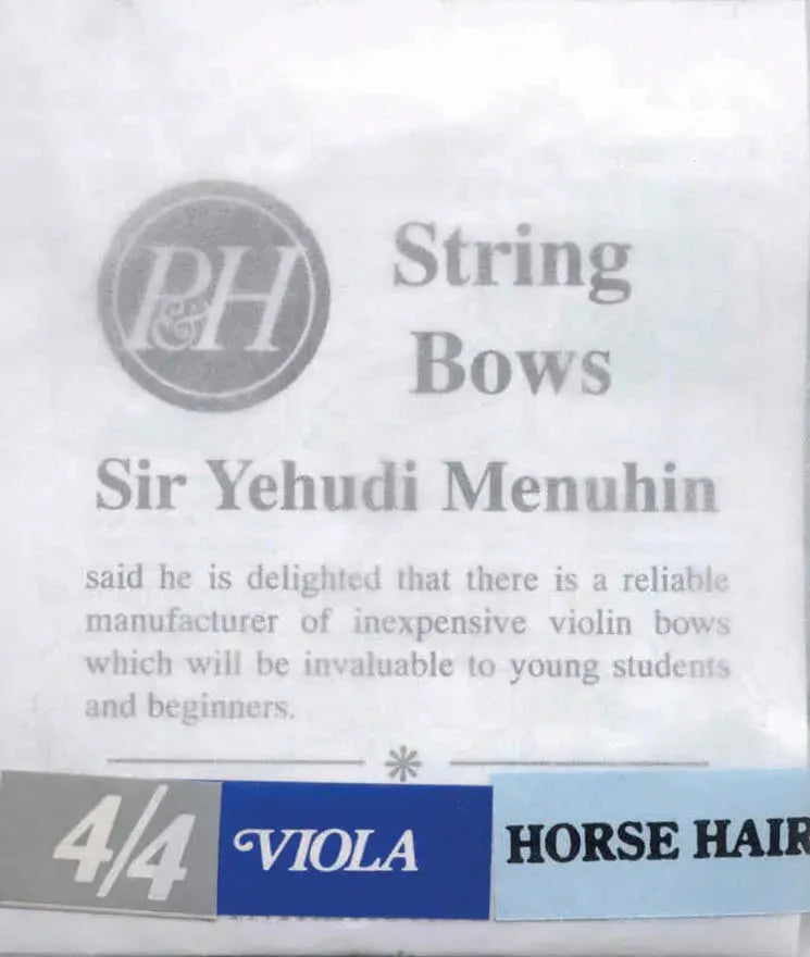 P&H Viola Bow Hair Unbleached 1 Hank