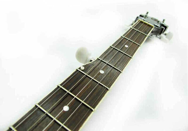 Vorson VBJ5E 5-String AC/EL Banjo with 24 Brackets — view 4