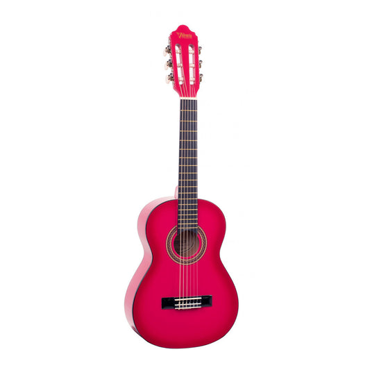 Valencia Series 100 1/4 Size Classical Guitar (Pink Sunburst)