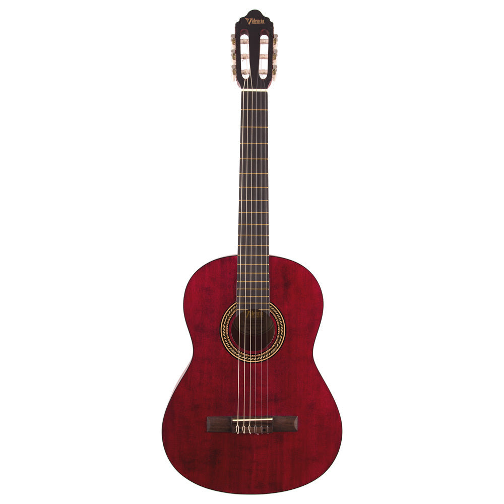 Valencia Series 200 Classical Guitar (Transparent Wine Red)