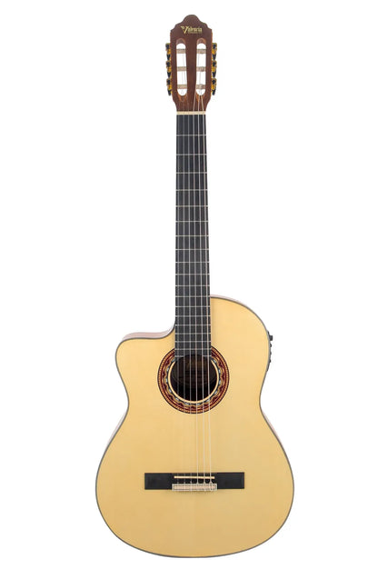 Valencia 300 Series Left-Hand Classical Guitar - Natural Satin Finish — view 2
