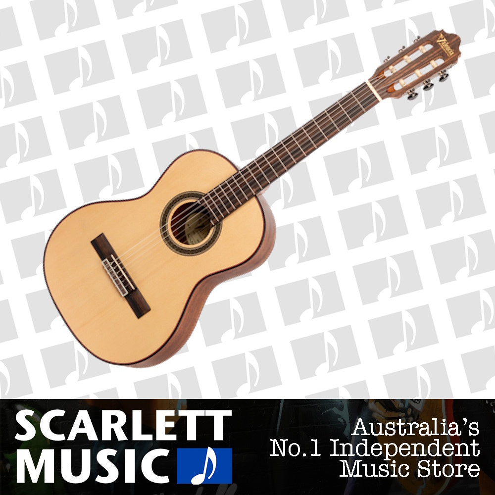 Valencia VC703 3/4 Solid Top Classical Guitar Natural Satin — view 2