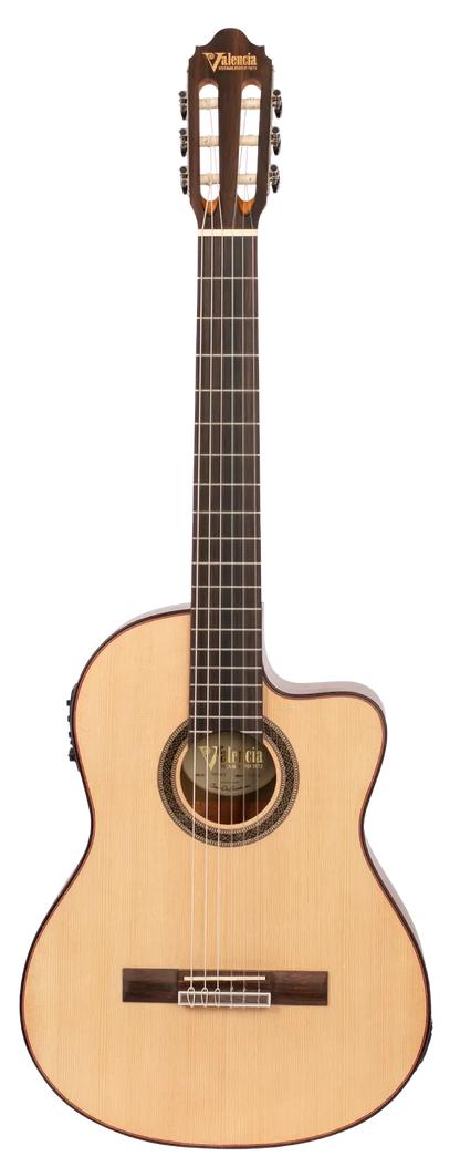 Valencia 700 Series EL/AC VC704CE Acoustic-Electric Classical Guitar