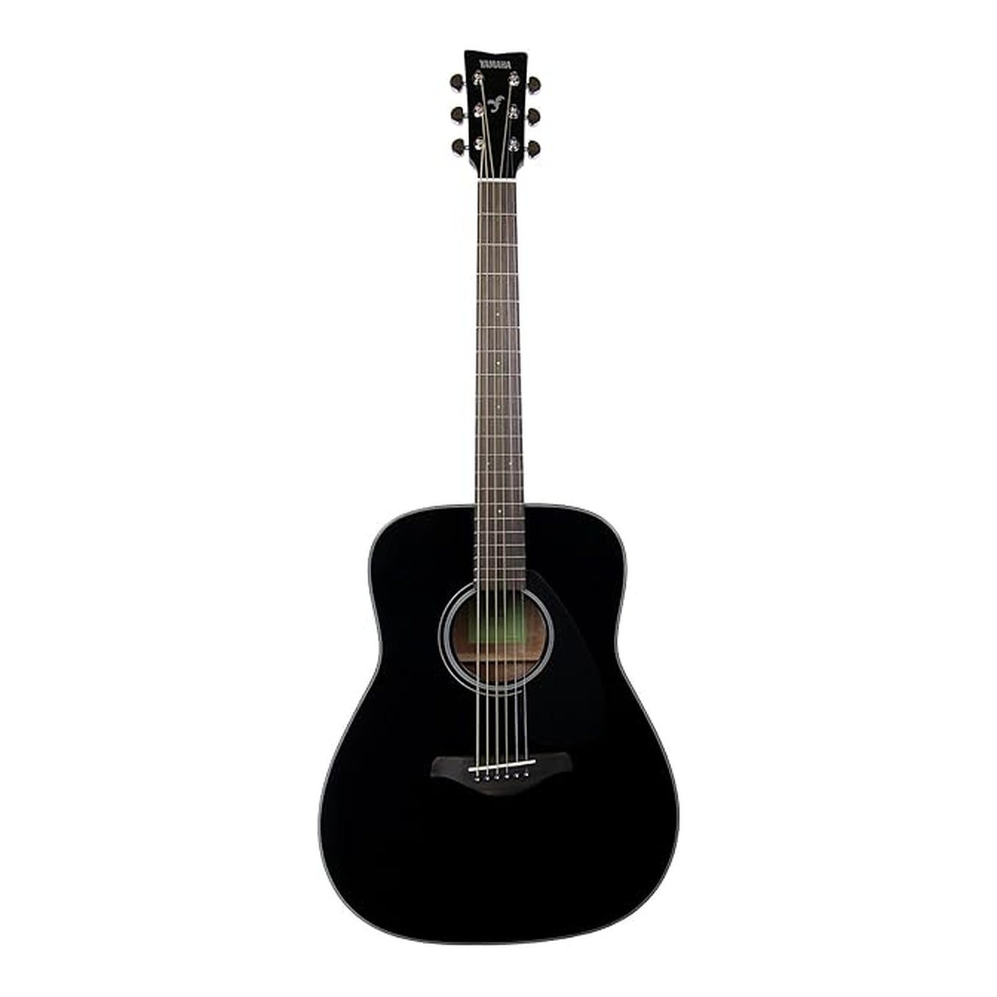 Yamaha FG800 Dreadnought Acoustic Guitar - Black — view 2