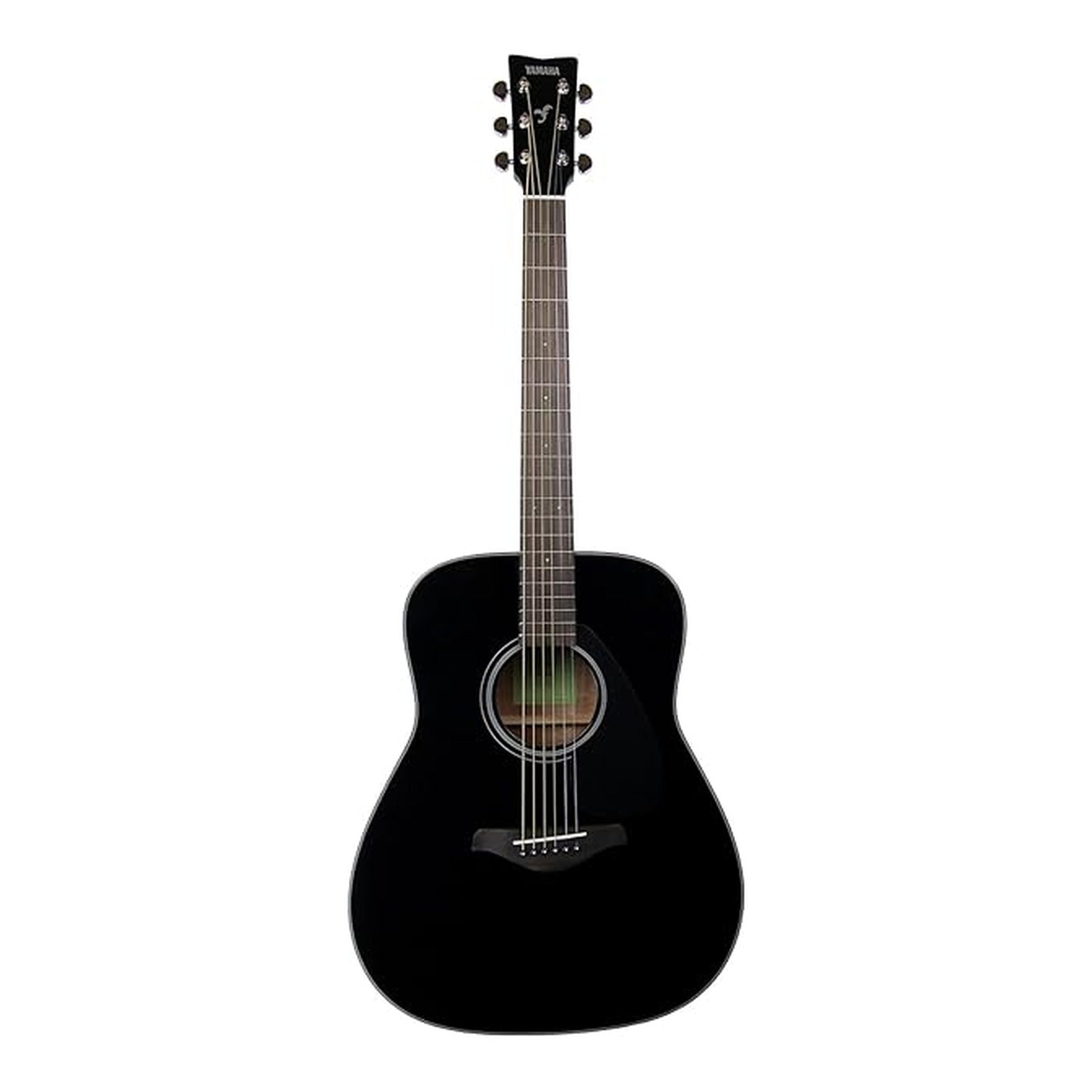 Yamaha FG800 Dreadnought Acoustic Guitar - Black — view 2