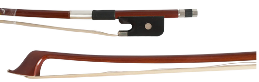 Stentor 4/4 D Bass Bow - French Pattern Brazilwood