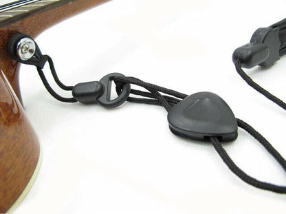 Vorson Padded Neck Ukulele Strap with Strap Button Style — view 4