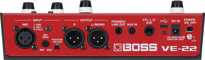 BOSS VE-22 Vocal Performer - Portable Multi-Effects Toolbox for Singers with Real-Time Harmonies and Voice-Changing Effects — view 4