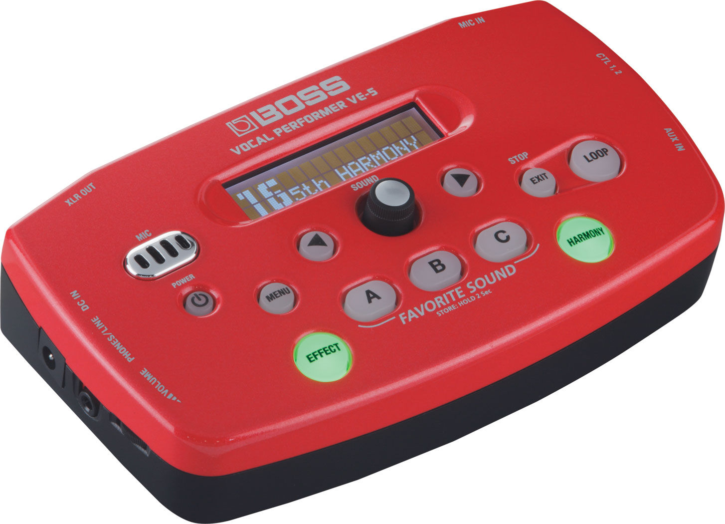 BOSS VE-5-WH Vocal Performer - Compact Effects Processor & Looper for Vocalists with Mic Stand Compatibility — view 5