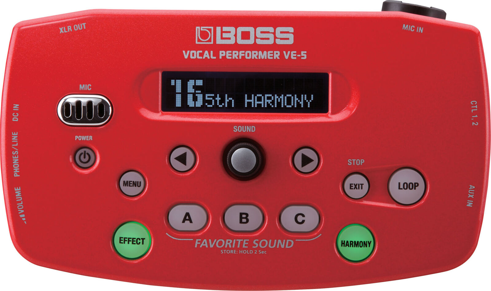 BOSS VE-5-WH Vocal Performer - Compact Effects Processor & Looper for Vocalists with Mic Stand Compatibility — view 3
